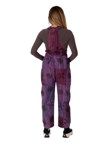 Purple boho jumpsuit unisex alternative...