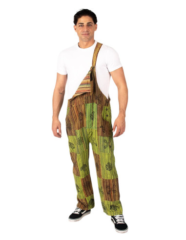 Colorful handmade boho unisex jumpsuit | Kimago