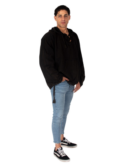 Boho cotton hoodie | Kimago