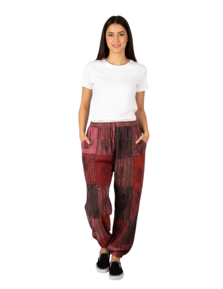 Kimago unisex patchwork harem pants in various colors