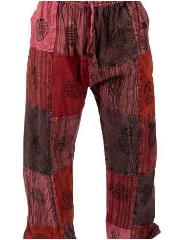 Kimago unisex patchwork harem pants in various...