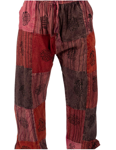 pantalon-rosa-retales-coloridos-kimago