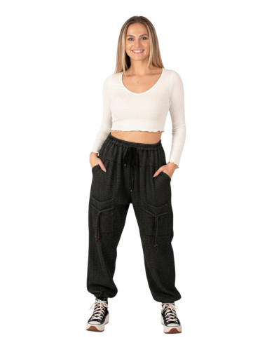 Kimago Thick and Warm Unisex Harem Trousers