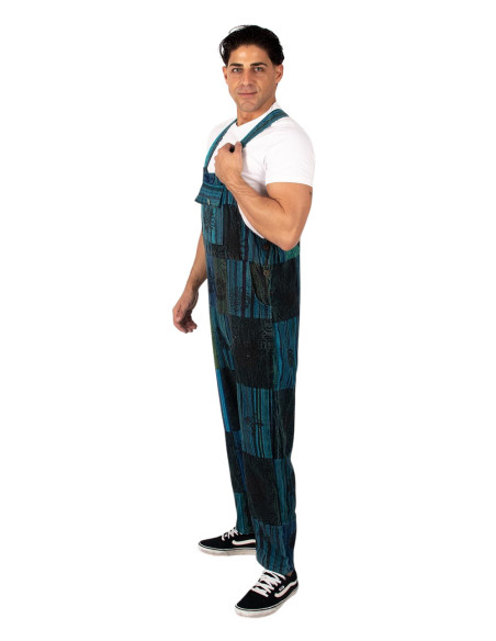 Handmade patchwork unisex jumpsuit | Kimago