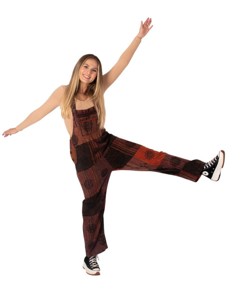 Handmade patchwork unisex jumpsuit | Kimago