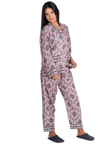 Two-piece silk pajamas with bag | Kimago