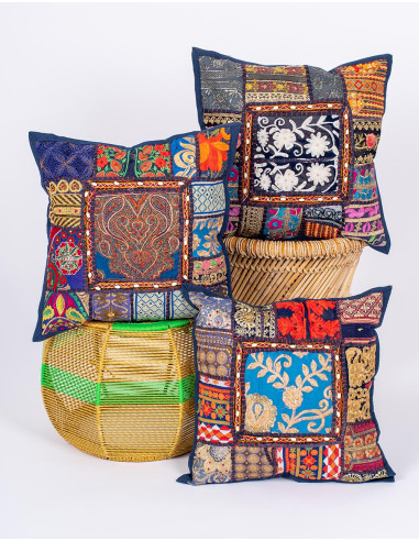 funda-cojin-azul-artesania-india