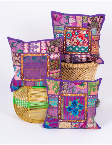 funda-cojin-morado-artesanal-india