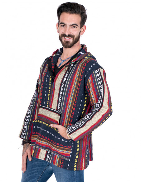 sudadera-hombre-boho-chic-otoño-invierno-rayas