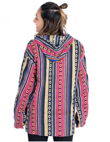 Handmade ethnic cotton unisex boho sweatshirt |...