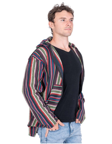Handmade cotton hippie jacket in a boho style |...