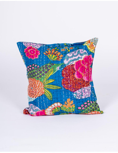 funda-cojin-algodon-estampado-floral-azul