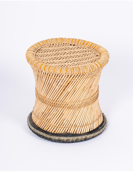taburete-etnico-bambu-decoracion-boho-kimago