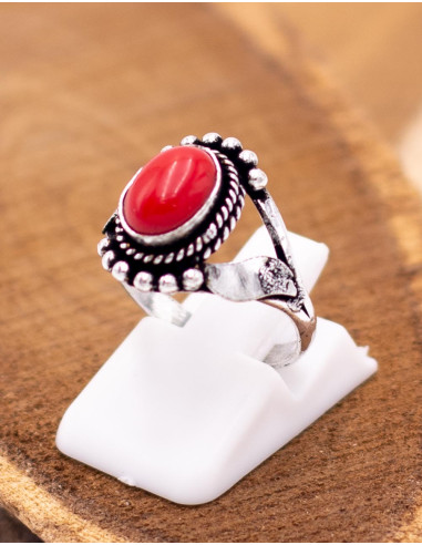 anillo-bohemio-plateado-piedra-natural-kimago