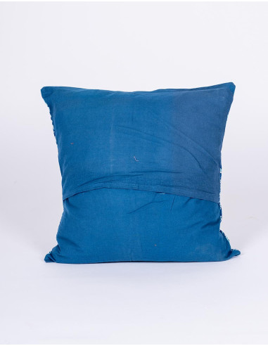 Ethnic blue and light blue cushion cover 40x40