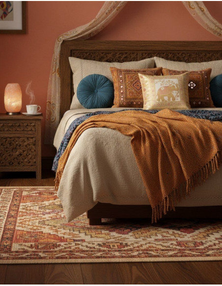 cojin-blanco-brillante-elefante-etnico-india