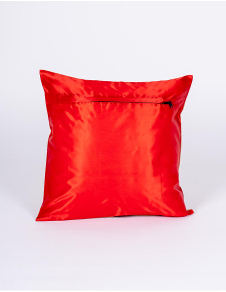 Ethnic red cushion cover with elephant 40x40