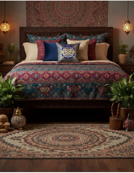 cojin-decoracion-boho-elefantes-azul-brillo