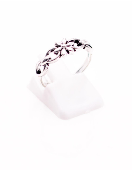 Ethnic silver ring