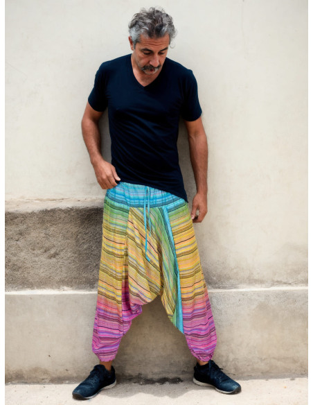 pantalon-afgano-rayado-colores-etnico-unisex