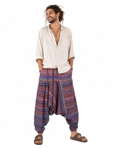 Multicolored Afghan pants