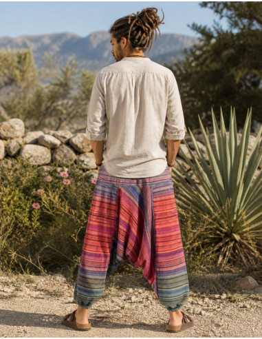 Multicolored Afghan pants