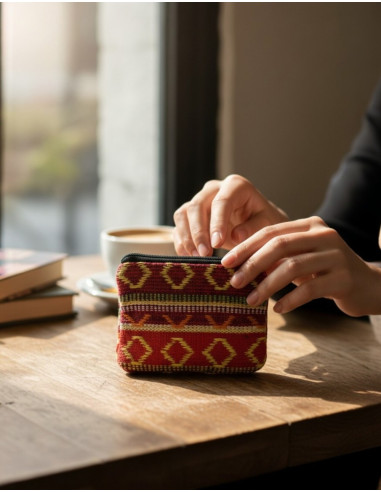 Ethnic printed wallet