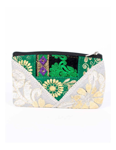Large patchwork toiletry bag