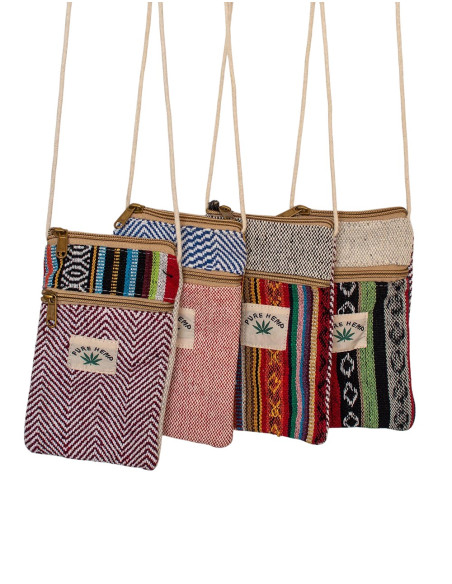 Mobile hemp shoulder bag