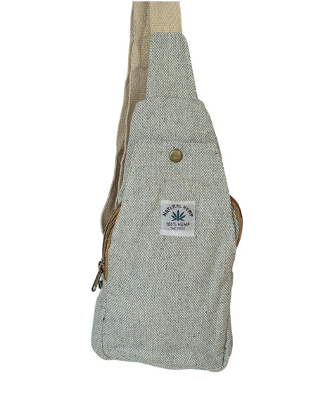 Natural hemp backpack