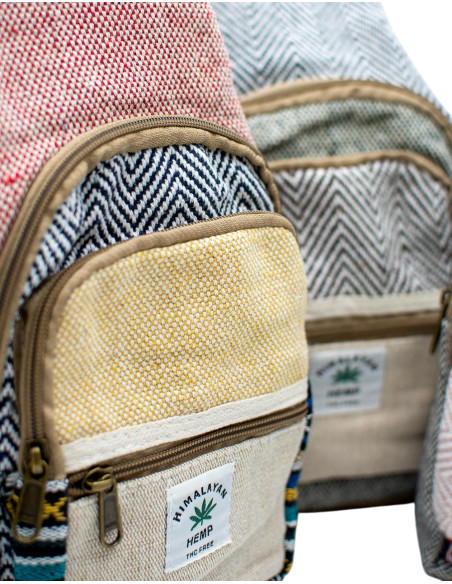 Boho hemp backpack