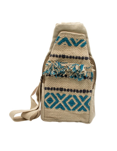 Ethnic cotton backpack