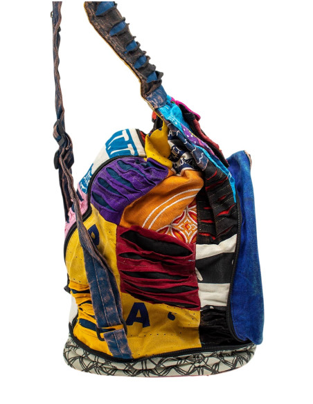 Boho patchwork backpack