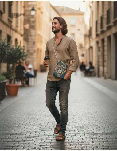 Handmade Hemp Ethnic Crossbody Bag – Wholesale...