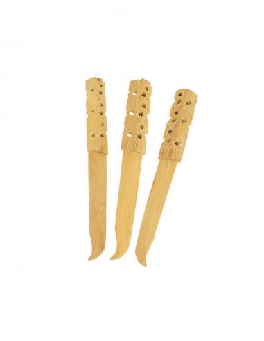 Open hand-carved Ethnic letters