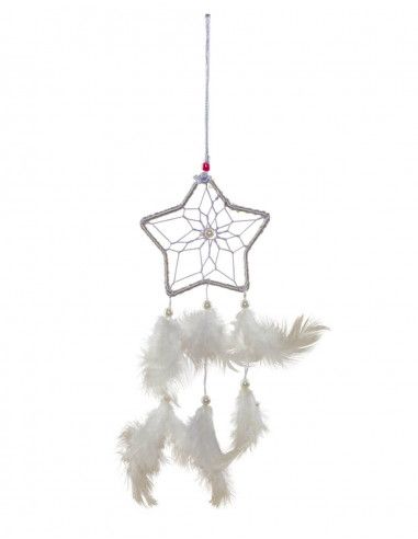 Dream-catcher- feathers-white-star